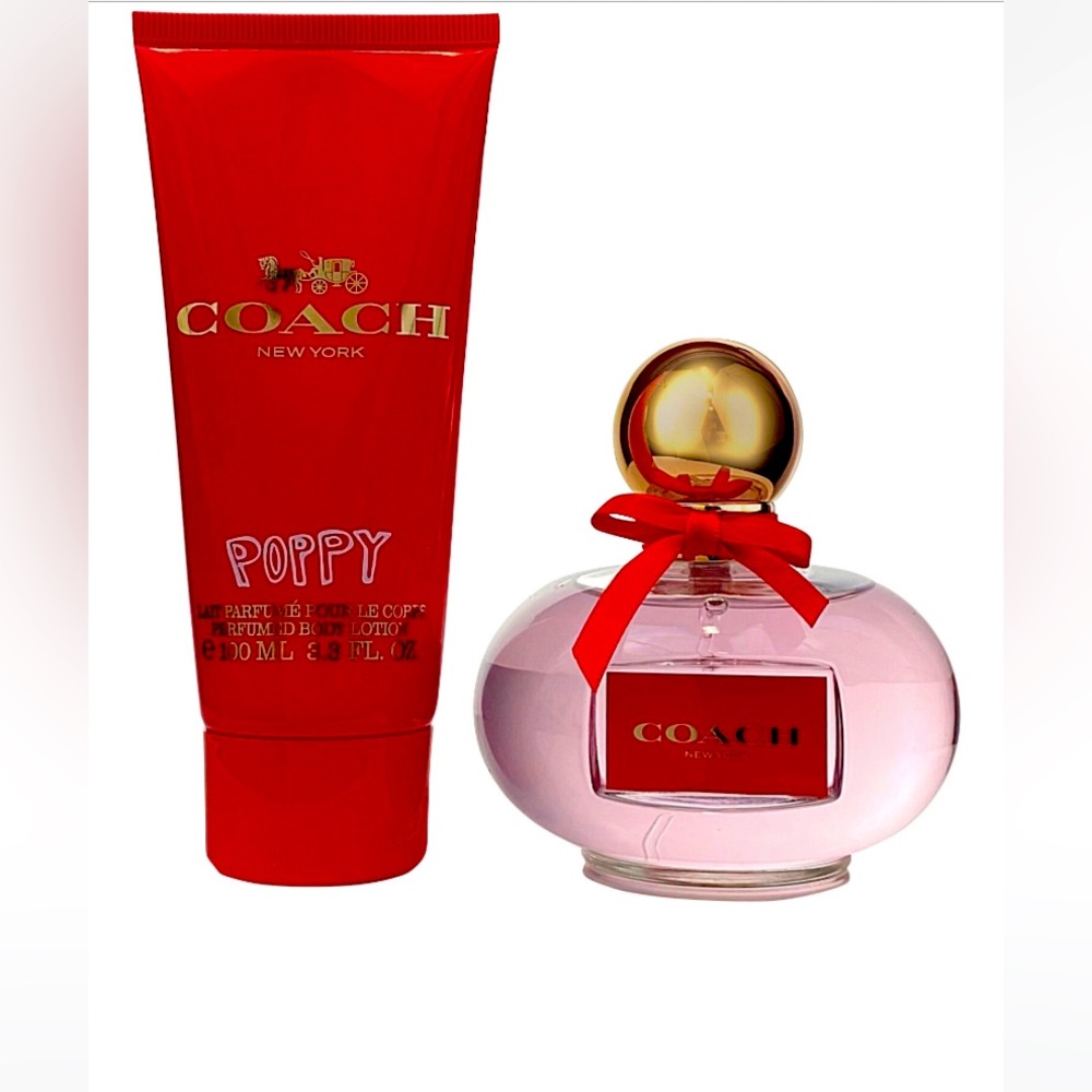 Coach poppy perfume set
